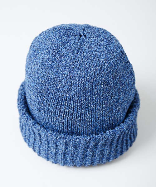RACAL（ラカル）の「Japanese Paper Blend Melange Knit Beanie / 和紙混紡メランジニットビーニー（ニットキャップ/ビーニー・メンズ・マスタード/ブルー/グリーン/ブラウン/レッド/ブラック・FREE）」の14枚目の写真
