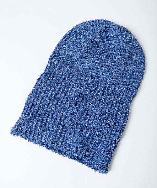 RACAL（ラカル）の「Japanese Paper Blend Melange Knit Beanie / 和紙混紡メランジニットビーニー（ニットキャップ/ビーニー・メンズ・マスタード/ブルー/グリーン/ブラウン/レッド/ブラック・FREE）」の15枚目の写真