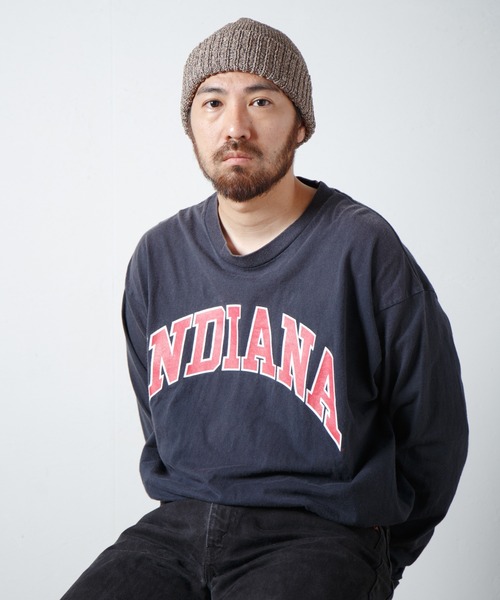 RACAL（ラカル）の「Japanese Paper Blend Melange Knit Beanie / 和紙混紡メランジニットビーニー（ニットキャップ/ビーニー・メンズ・マスタード/ブルー/グリーン/ブラウン/レッド/ブラック・FREE）」の22枚目の写真