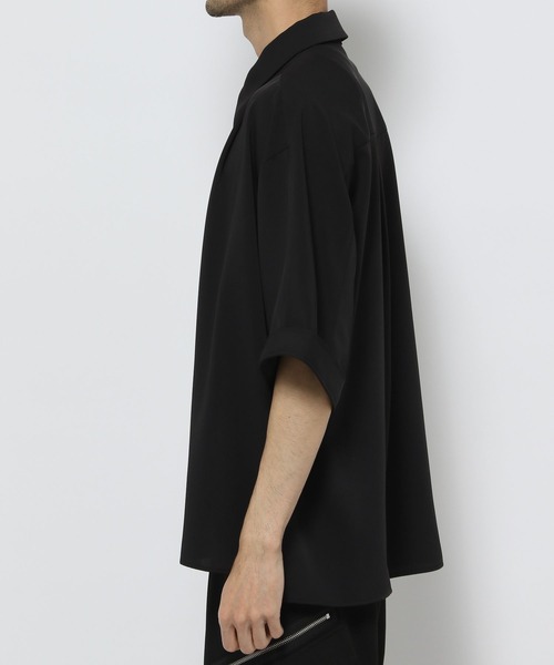 HARE（ハレ）の「【SET UP対応】DABOルーズハーフZIPシャツ(HARE)（シャツ/ブラウス・メンズ・グレー/ホワイト/ブラック/ブラウン/レッド系その他・SMALL/MEDIUM）」の17枚目の写真