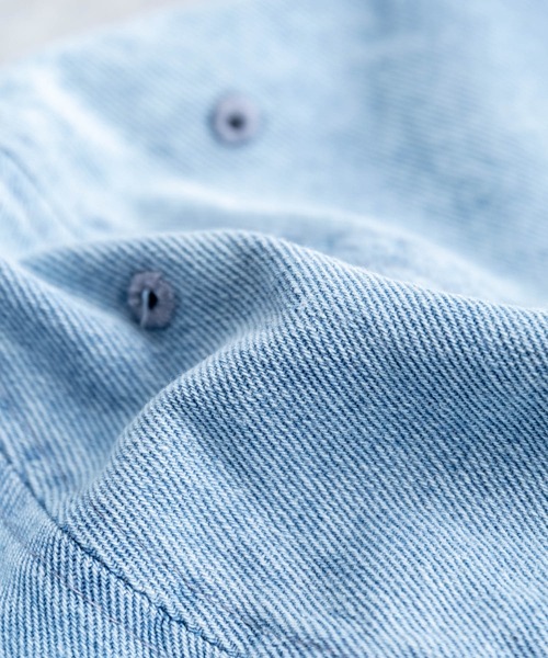 newhattan(ニューハッタン)の「NEWHATTAN ニューハッタン Metro Hat denim デニムメトロハット(ハット・メンズ・ダークブルー/ブラック/ライトブルー・S/L)」の8枚目の写真