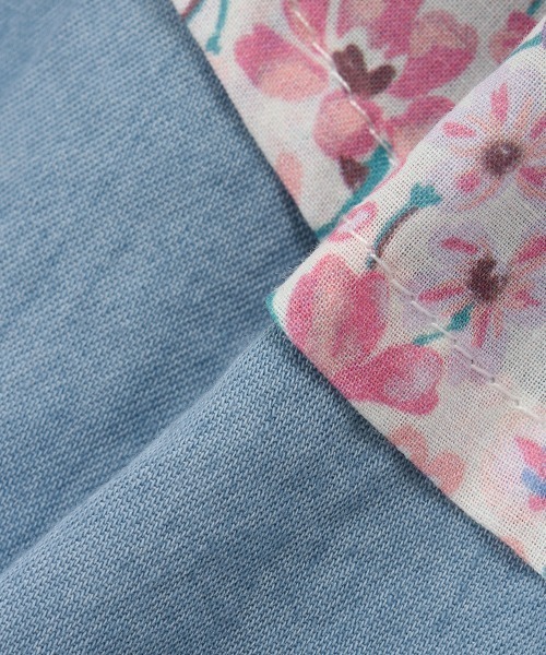 petit main（プティマイン）の「リボンチュニックセットアップ（アンサンブル・キッズ・オフホワイト/ライトピンク/クリーム・70cm/80ｃｍ）」の15枚目の写真