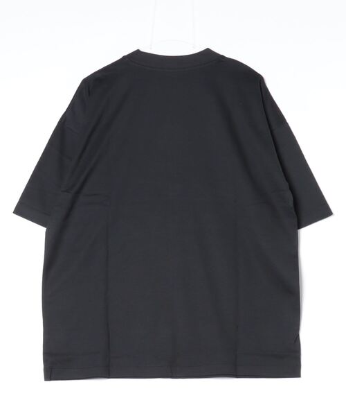 NANO universe（ナノユニバース）の「Anti Soaked(R)汗染み防止 クルーネックビッグT（Tシャツ/カットソー・メンズ・ブラック/ホワイト/ブルー・L/M/S）」の4枚目の写真
