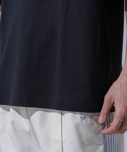 NANO universe（ナノユニバース）の「Anti Soaked(R)汗染み防止 クルーネックビッグT（Tシャツ/カットソー・メンズ・ブラック/ホワイト/ブルー・L/M/S）」の20枚目の写真