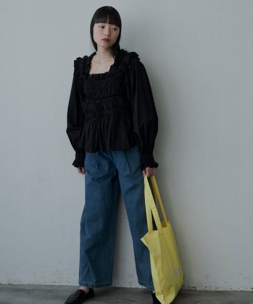 PERNA(ペルナ)の「ペルナトートバッグ(トートバッグ・レディース・イエロー/ピンク/ブルー/ブラウン/ブラック・FREE)」の13枚目の写真