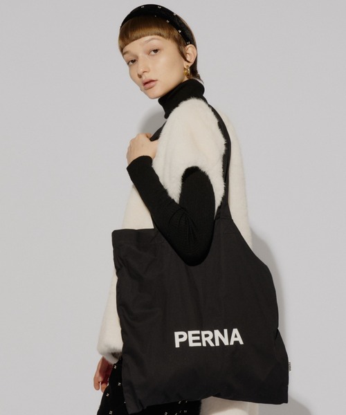 PERNA(ペルナ)の「ペルナトートバッグ(トートバッグ・レディース・イエロー/ピンク/ブルー/ブラウン/ブラック・FREE)」の6枚目の写真