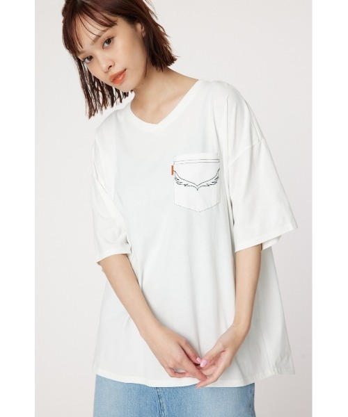 セール】デニムパッチTシャツ（Tシャツ/カットソー）｜RODEO