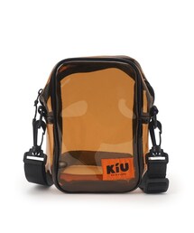 【KiU】PVCスクエアーミニバッグ