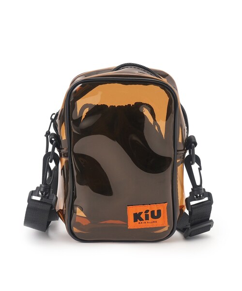 GALLEST(ギャレスト)の「【KiU】PVCスクエアーミニバッグ(ショルダーバッグ・レディース・ダークブラウン・00)」の9枚目の写真