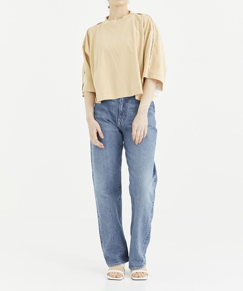 【TOGA】トーガ コットン zip Tシャツ TOGA tシャツ 「TOGA/トーガ」Cotton jersey zip T-shirt