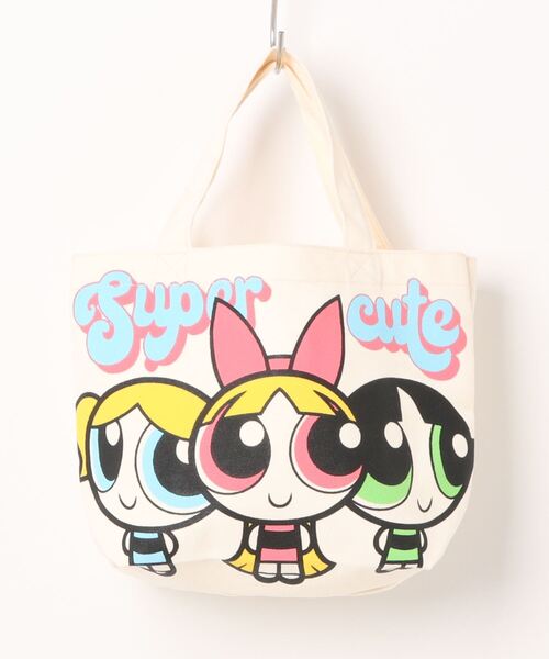 Rendez-Vous(ランデヴー)の「【 The Powerpuff Girls 】 パワーパフガールズ マチ付きバッグ 24S4(エコバッグ/サブバッグ・レディース・その他1/その他2・FREE)」の1枚目の写真
