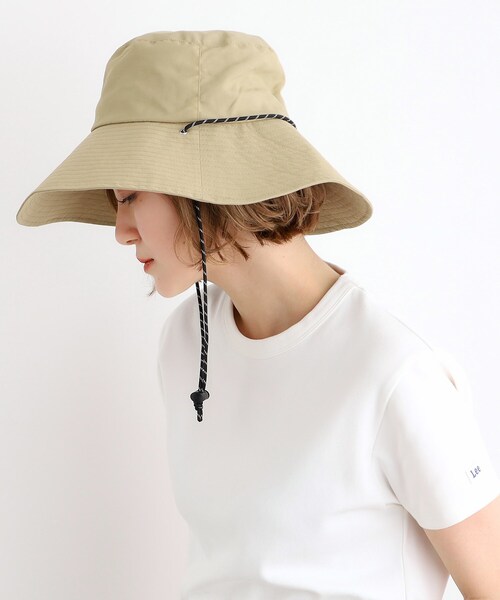 grove（グローブ）の「◆撥水加工サファリハット【サイズ調整可能】（ハット・レディース・ベージュ/ブラック・00）」の11枚目の写真