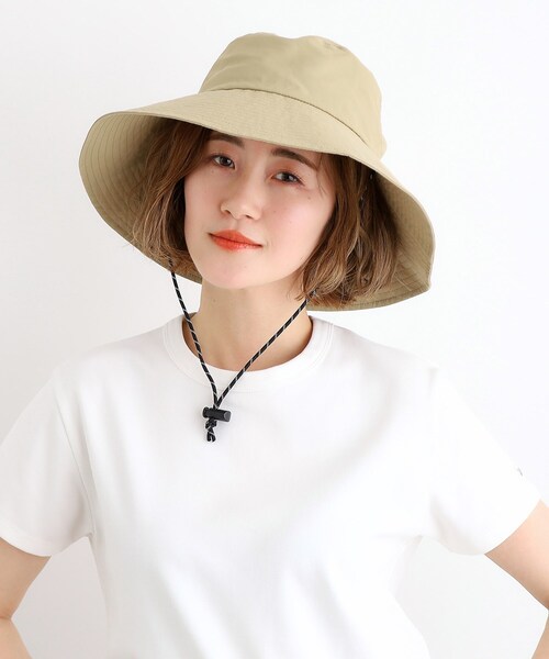 grove（グローブ）の「◆撥水加工サファリハット【サイズ調整可能】（ハット・レディース・ベージュ/ブラック・00）」の12枚目の写真