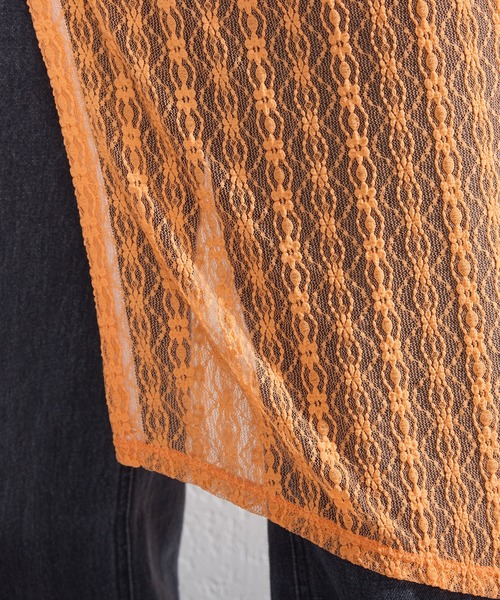 Kastane（カスタネ）の「【新色追加/カラバリ豊富】レースラップスカート（スカート・レディース・ホワイト/ライム/ブラック/オレンジ/ピンク・FREE）」の22枚目の写真