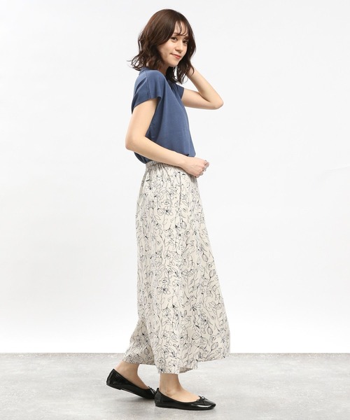 GLOBAL WORK Smile Seed Store（グローバルワーク スマイルシードストア）の「UVサマーニットTシャツフレンチスリーブ/992453（ニット/セーター・レディース・ブルー系その他6/ブラック×ホワイト/アイボリー/ブラック・X-LARGE/LARGE/MEDIUM/SMALL）」の20枚目の写真