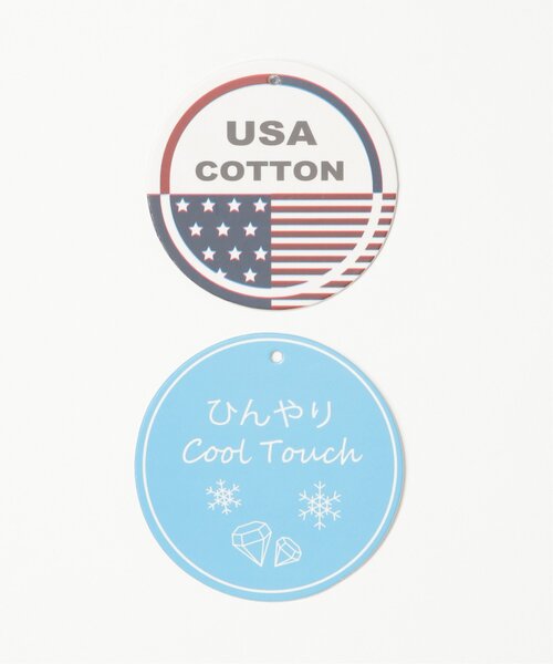 VENCEEXCHANGE(ヴァンスエクスチェンジ)の「【接触冷感】USAコットンロゴプリントTシャツ(Tシャツ/カットソー・レディース・ベージュ/オフホワイト/チャコール/パープル系/ブルー系・FREE)」の13枚目の写真