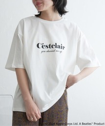 【接触冷感】USAコットンロゴプリントTシャツ