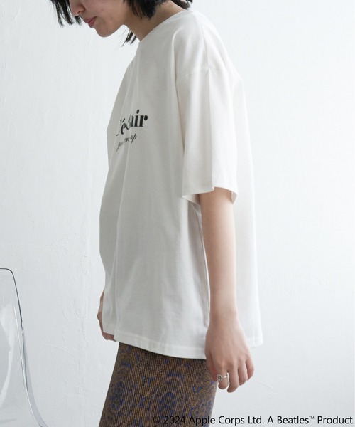 VENCEEXCHANGE(ヴァンスエクスチェンジ)の「【接触冷感】USAコットンロゴプリントTシャツ(Tシャツ/カットソー・レディース・ベージュ/オフホワイト/チャコール/パープル系/ブルー系・FREE)」の22枚目の写真