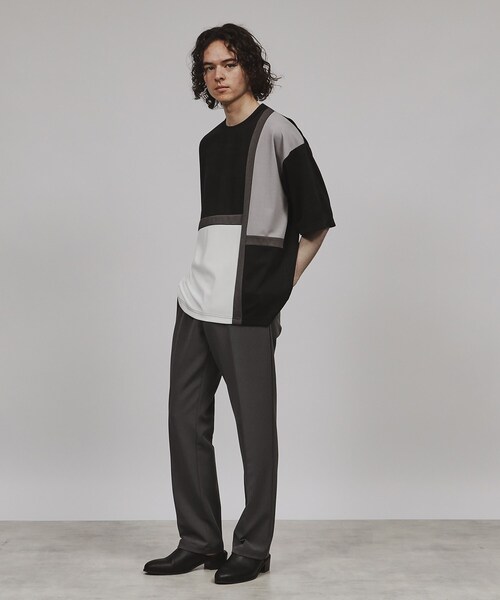 tk.TAKEO KIKUCHI（ティーケータケオキクチ）の「◆クロススイッチカットソー（Tシャツ/カットソー・メンズ・ホワイト系5/ブルー系4/ブラック系4・03/02/01）」の17枚目の写真