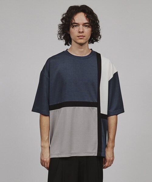 tk.TAKEO KIKUCHI（ティーケータケオキクチ）の「◆クロススイッチカットソー（Tシャツ/カットソー・メンズ・ホワイト系5/ブルー系4/ブラック系4・03/02/01）」の19枚目の写真