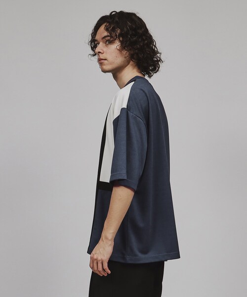 tk.TAKEO KIKUCHI（ティーケータケオキクチ）の「◆クロススイッチカットソー（Tシャツ/カットソー・メンズ・ホワイト系5/ブルー系4/ブラック系4・03/02/01）」の20枚目の写真