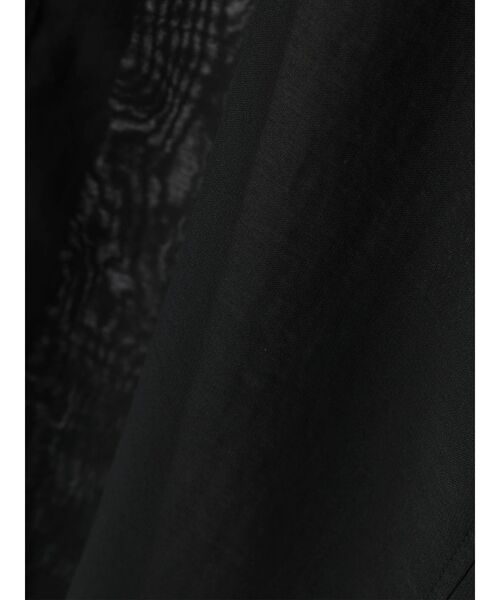 earth music&ecology(アースミュージックアンドエコロジー)の「シアーバンドカラーシャツ(シャツ/ブラウス・レディース・モカ/ブラック/ブルー/オフホワイト・FREE)」の21枚目の写真