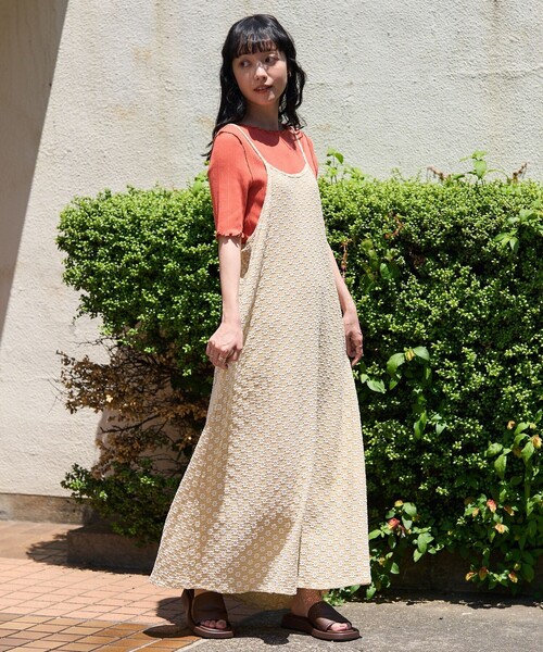 FREAK'S STORE（フリークスストア）の「キャミソールワンピース（ワンピース・レディース・ナチュラル・ﾌﾘ-）」の7枚目の写真