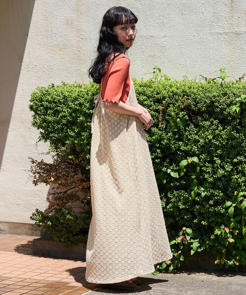 FREAK'S STORE（フリークスストア）の「キャミソールワンピース（ワンピース・レディース・ナチュラル・ﾌﾘ-）」の8枚目の写真