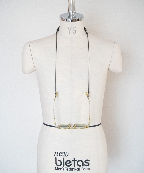 SENTI センティ / LEATHER BRAID GLASSES HOLDER レザーブレード