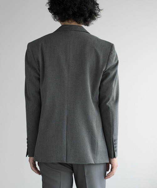 aimoha（アイモハ）の「aimoha men SIMPLE TAILORED JACKET（テーラードジャケット・メンズ・ブラック/ネイビー/グレー・LARGE/X-LARGE/XX-LARGE/MEDIUM）」の10枚目の写真