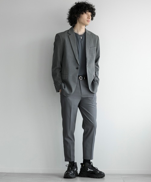 aimoha（アイモハ）の「aimoha men SIMPLE TAILORED JACKET（テーラードジャケット・メンズ・ブラック/ネイビー/グレー・LARGE/X-LARGE/XX-LARGE/MEDIUM）」の22枚目の写真
