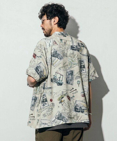 【セール】McGREGOR COLLECTION/マックレガー コレクション 別注 ヴィンテージライク アロハシャツ/オープンカラーシャツ/総柄シャツ（シャツ/ブラウス）｜McGREGOR（マックレガー）