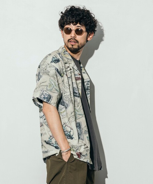 【セール】McGREGOR COLLECTION/マックレガー コレクション 別注 ヴィンテージライク アロハシャツ/オープンカラーシャツ/総柄シャツ（シャツ/ブラウス）｜McGREGOR（マックレガー）
