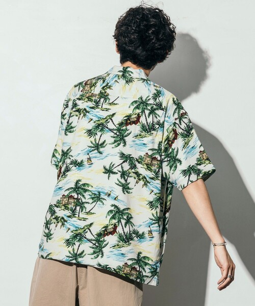 【セール】McGREGOR COLLECTION/マックレガー コレクション 別注 ヴィンテージライク アロハシャツ/オープンカラーシャツ/総柄シャツ（シャツ/ブラウス）｜McGREGOR（マックレガー）
