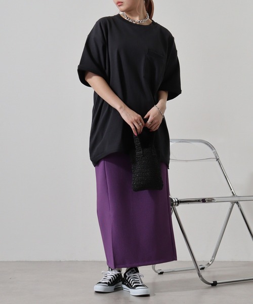 JEMORGAN(ジェーイーモーガン)の「JEMORGAN 天竺カットオフリブ半袖T(Tシャツ/カットソー・メンズ・モカ/オフホワイト/カーキ/ブラック・M/XL/L)」の11枚目の写真