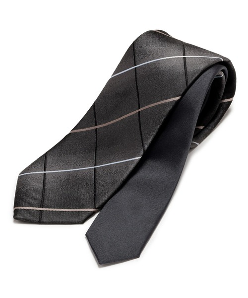 TOKYO SHIRTS（トウキョウシャツ）の「クレリックグラデーションナロータイ ベーシックネクタイ（ネクタイ・メンズ・ネイビー系3/ネイビー系4/ネイビー系5/ネイビー系6/グレー系2/グレー系3/カーキ/ワイン系3/ワイン系4/ネイビー系2/ネイビー系7/ワイン系2/ネイビー系1/グレー系1/ワイン系1・FREE）」の4枚目の写真