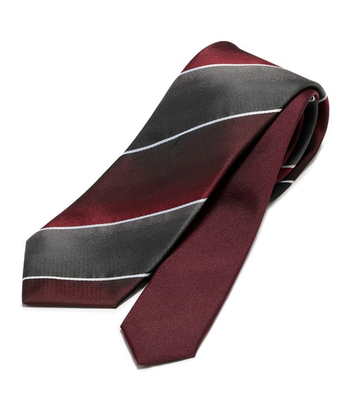 TOKYO SHIRTS（トウキョウシャツ）の「クレリックグラデーションナロータイ ベーシックネクタイ（ネクタイ・メンズ・ネイビー系3/ネイビー系4/ネイビー系5/ネイビー系6/グレー系2/グレー系3/カーキ/ワイン系3/ワイン系4/ネイビー系2/ネイビー系7/ワイン系2/ネイビー系1/グレー系1/ワイン系1・FREE）」の14枚目の写真