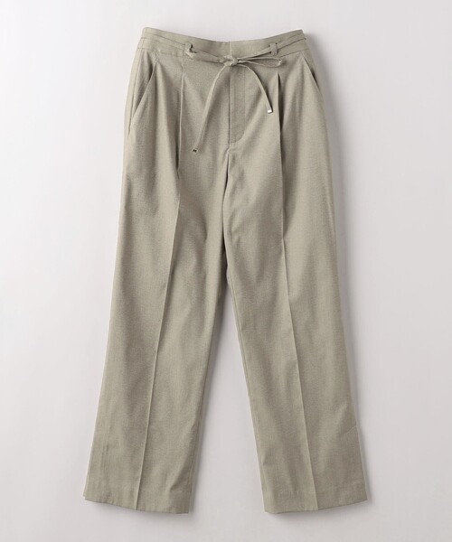 green label relaxing(グリーンレーベルリラクシング)の「スラブマット セミフレア スリット パンツ(その他パンツ・レディース・ベージュ/オフホワイト/ダークグレー・38/36)」の19枚目の写真