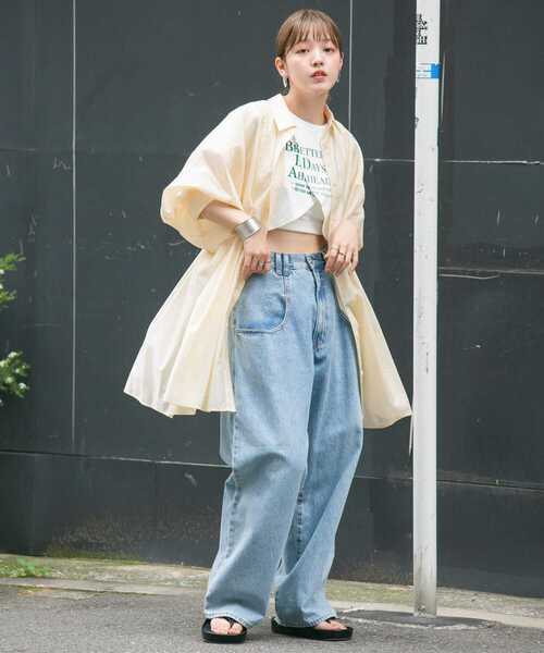 KBF（ケイビーエフ）の「ウエストタックシアーミニワンピース（ワンピース・レディース・ピンク/ライトブルー/アイボリー・ONE）」の7枚目の写真