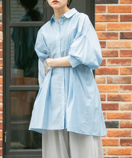 タックシアーワンピース ANZU タックシアーワンピース ANZU PINUE タックシアーワンピース（ANZU）