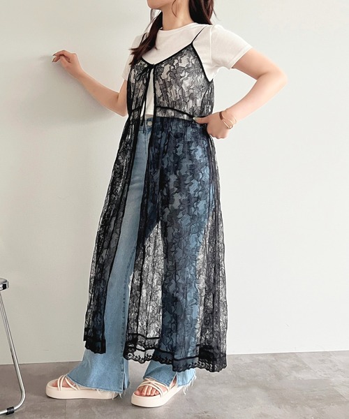 セール】レース2WAYキャミワンピース【ZOZOTOWN限定アイテム