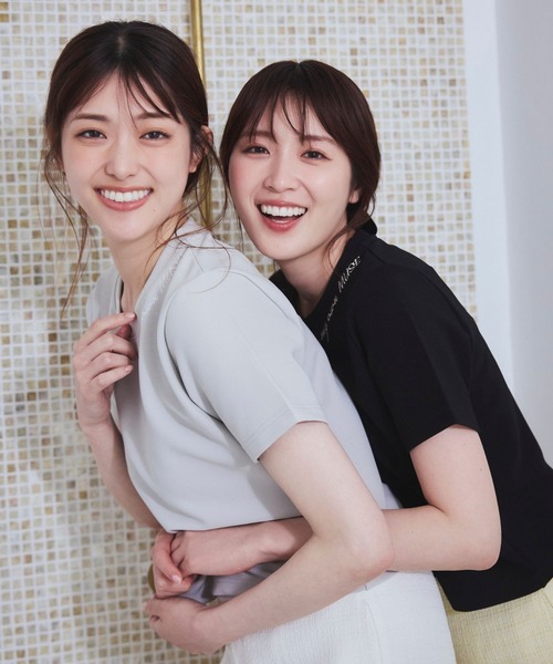 LANTINAM（ランティナム）の「【ユニセックス】ミューズTシャツ（Tシャツ/カットソー・レディース・ミント/ブラック/オフホワイト・MEDIUM/LARGE）」の5枚目の写真