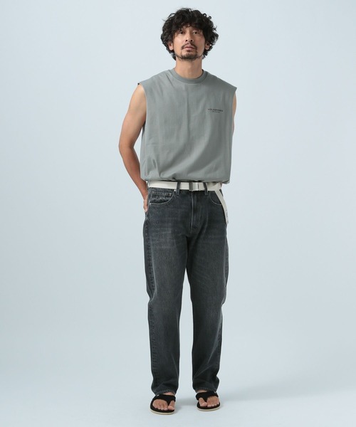 BAYFLOW(ベイフロー)の「【BFJ】12.7OZスリムテーパードデニムパンツ(デニムパンツ・メンズ・ダークブルー/ブラック系・LARGE/MEDIUM/SMALL)」の3枚目の写真