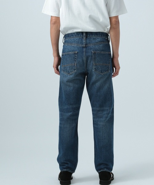 BAYFLOW(ベイフロー)の「【BFJ】12.7OZスリムテーパードデニムパンツ(デニムパンツ・メンズ・ダークブルー/ブラック系・LARGE/MEDIUM/SMALL)」の7枚目の写真