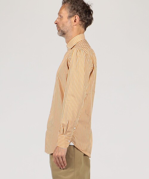 Maria Santangelo（マリアサンタンジェロ）の「Maria Santangelo コットン ワイドスプレッドカラーシャツ（シャツ/ブラウス・メンズ・カーキ/レッド系その他2/イエロー系その他2・42/40/38）」の7枚目の写真