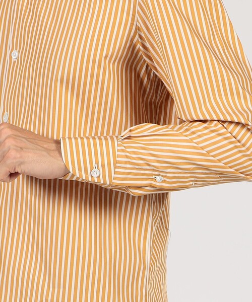 Maria Santangelo（マリアサンタンジェロ）の「Maria Santangelo コットン ワイドスプレッドカラーシャツ（シャツ/ブラウス・メンズ・カーキ/レッド系その他2/イエロー系その他2・42/40/38）」の4枚目の写真