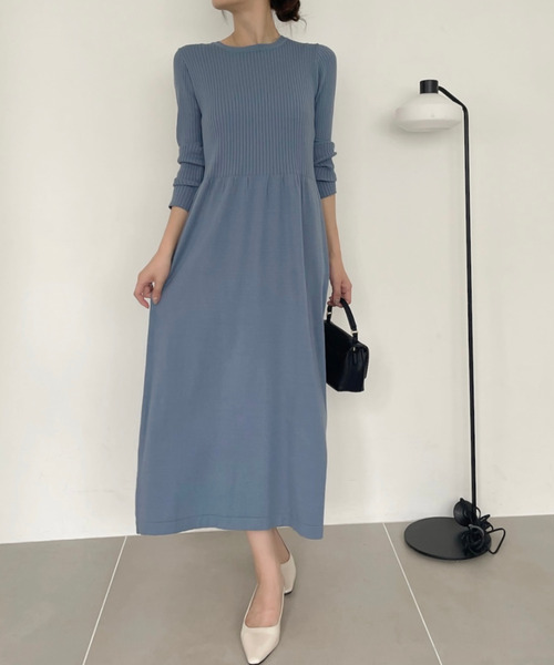 セール】【Eclat one】 2pcsアイテム！ ハイネック ケーブル ニット