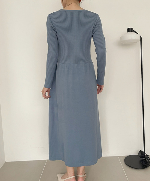 セール】【Eclat one】 2pcsアイテム！ ハイネック ケーブル ニット