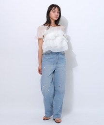 Rirandture（リランドチュール）の「クロップドフリルブラウス