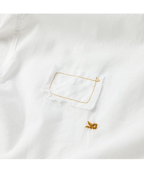 45R（フォーティファイブアール）の「インナーキャミソール（キャミソール・レディース・ホワイト/ネイビー・MEDIUM）」の10枚目の写真